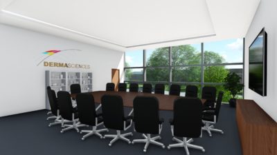 3d rendering interior boardroom