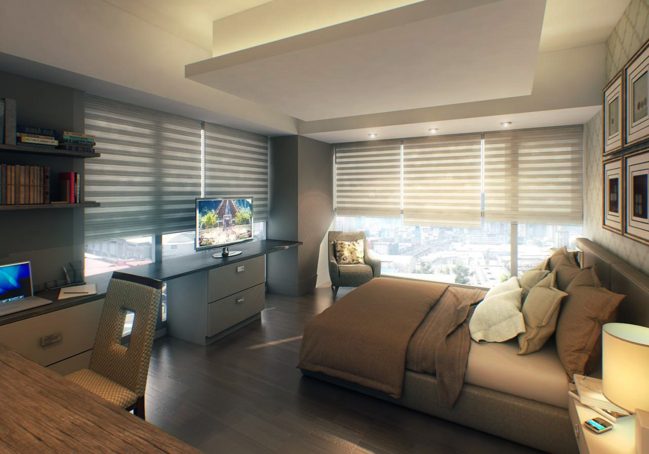 3d rendering interior modern condo